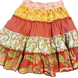 Matilda Jane size 2 girls serendipity gentry tiered skirt